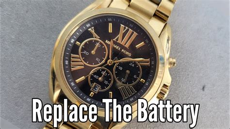 how to replace battery in michael kors watch|watch battery for michael kors.